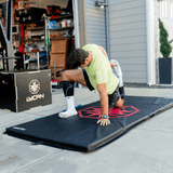 Colchoneta de ejercicio plegable en 4
