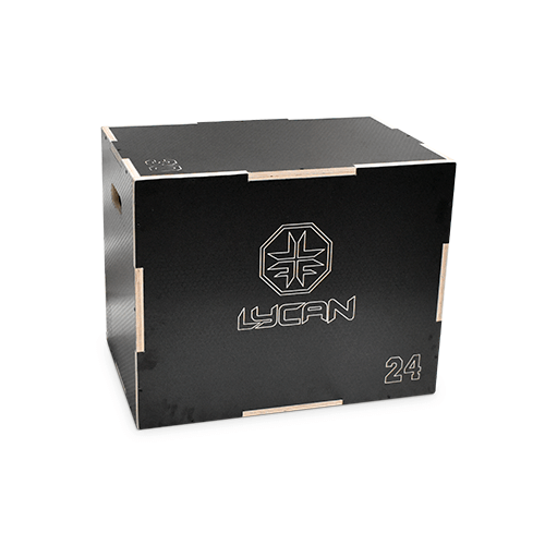 Cajón pliométrico de madera antideslizante